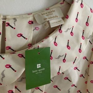 Removing Listing Last Chance! Kate Spade NWT lips silk Sz 12